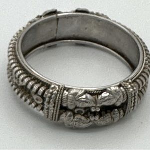 Vintage Tribal Bracelet from India with internal rattling beads. (SKU 194)